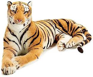 Divyanshi Enterprises Soft toy tiger wild animal  - 90 cm