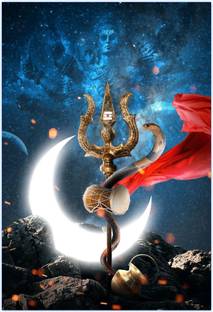 Rare image of Shiv ji's Trident ,Wall Posters Photographic Paper