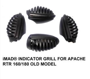 imad APACHE RTR 160/180 INDICATOR GRILL Bike Headlight Grill