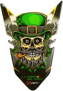 S.R Grafix Weired Beard Bike Tank Pad