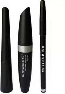 DATNASAYAD EYEBROW PENCIL BLACK, EYELINER, MASCARA (3 IN 1)