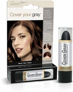 Cover Your Gray Black Temporary Color Touch Up Stick , BLACK
