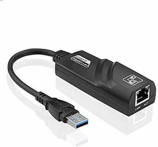 LipiWorld USB 3.0 to Gigabit Ethernet Network Adapter Wired Ethernet Lan Adapter compatible with Windows