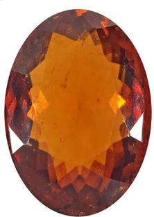 Takshila Gems Natural Hessonite Gomed Gemstone (Gomed Stone) 7.25 Ratti / 6.52 carat Lab Certified Gemstone Stone