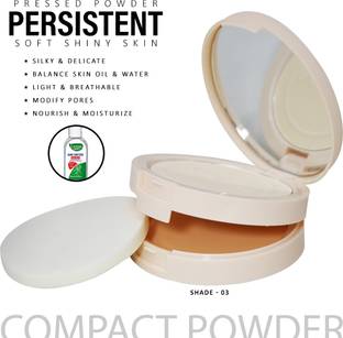 MARS Soft Shiny Skin Compact Powder, (P407-03), 20g Compact