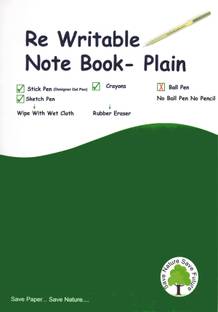 Prakash rewritable Notebooks A4 Notebook None 12 Pages