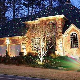 UK Enterprise Laser Projection Fairy light Outdoor For Decoration with Landscape LED Lamp EU Plug for New Year, Christmas and All holiday party Shower Laser Light