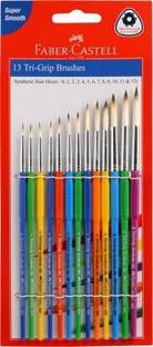 FABER-CASTELL 13 Tri Grip Brushes