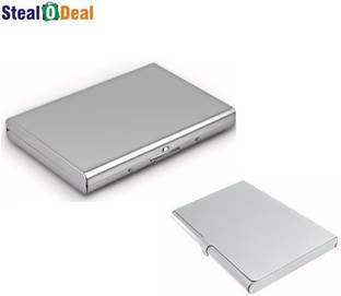 StealODeal Waterproof Business ID Atm Case With Steel 6 Card Holder