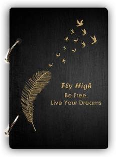 Flipkart SmartBuy Handmade paper wooden diary A5 Diary UNRULED 160 Pages