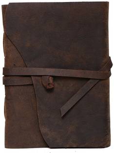 DI-KRAFT Handmade Classic Design Leather A5 Diary Unruled 200 Pages