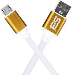 SB Micro USB Cable 2 A 1.2 m Fast Charging & Data Sync 1.2 m Android Data Cable (Compatible with All Android Phones & Tablets Gold, One Cable)