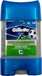 Gillette HIGH PERFORMANCE POWER RUSH Deodorant Stick  -  For Men & Women