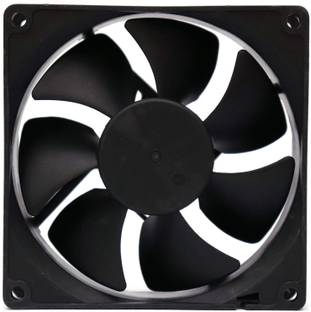 DLEIN DC FAN 12V 0.16A 3.54 Inch X 90mm Cooling Fan for PC Case CPU Cooler Radiator Fan (1-PCS) Cooler (Black) Cooling Pad