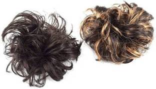 Abrish Stylish pack of 2 funkybun Hair Extension