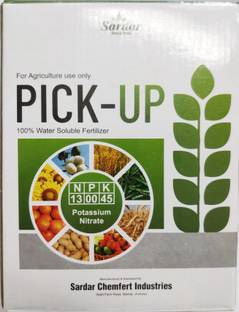 sardar NPK 13-00-45 (1KG) Potassium Nitrate Fertilizer for plants , 100% Water Soluble Fertilizer Fertilizer