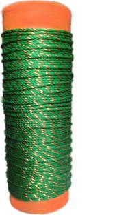 Loopze Green, Gold Thread