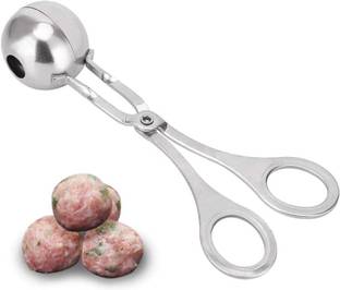 SVSONLINE MEETBALL MAKER Meatball Maker Cookie Dough Scoop for Meatball,Rice,Melon Baller Maker 16.5 cm Scissor Pakkad