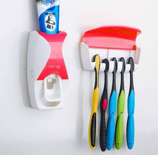 Misaki Wall mounted with Cover for Toothbrush Bristles Plastic Toothbrush Holder