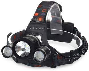 Care 4 3 BULB LED Head Lamp Flash Light Torch for Camping Trekking Caving Hiking Reading Running with Adjustable Rechargeable Battery Torch
