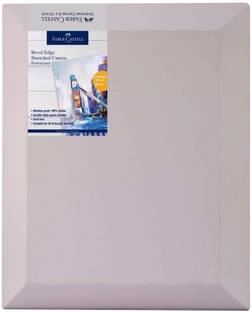 FABER-CASTELL Creative Studio Linen Medium Grain Stretched Canvas Board (Set of 1)