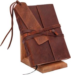 CRAFT CLUB Finished Leather Journal With 100% Handmade Paer A5 Diary Unruled 200 Pages