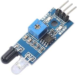 Robotronics IR Infrared Obstacle Avoidance Sensor Module 3-Wire Reflective Photoelectric Sensor Module Compatible with Arduino Smart Car Robot Raspberry Pi 3 FM Transmitter Electronic Hobby Kit