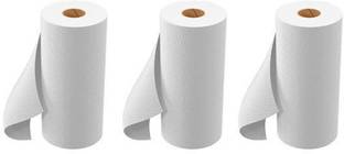 TDS 4 Ply Kitchen Tissue/Towel Paper Roll - 3 Rolls (150 Pulls Per Roll)