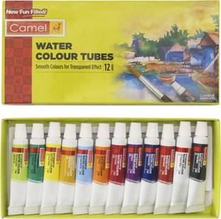 Camel Student Water Colour Tubes - 12 Shades