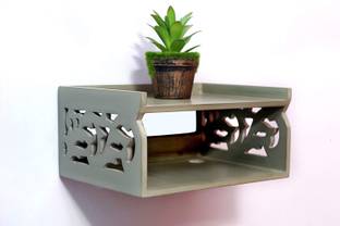 Ruby Perl beautiful wooden set top box stand Wooden Wall Shelf