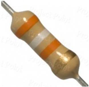 EMERGING TECHNOLOGIES 100 PCS 39K OHM 0.25W CARBON FILM 39k (cfr) Fixed Resistor