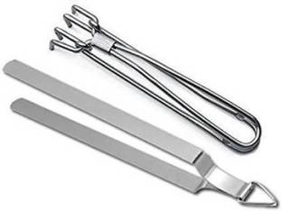 Cltllzen clt-221 Chimta with Pakkad Utensil Holder stainless steel 30 cm Utility Tong Set