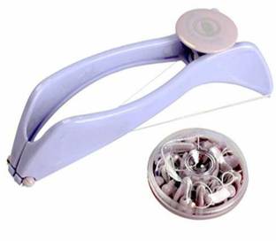 Nilzone Mini Facial Hair Remover Spring Threading Face Hair Removal Makeup Tool for Women Cheeks Eyebrow Eyebrow Thread