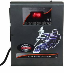 Syspro Computer Shield Plus Voltage Stabilizer for Computer, Laser Printer & Home Theatre Voltage Stabilizer
