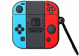 KHR Back Cover for Apple AirPods Pro | Cute Ninetendo Cartoon Character Silicon Case Cover with Keychain