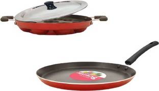 NAVRANG by NAVRANG NAV APPAKARA DOSA TAWA SSLID Non-Stick Coated Cookware Set