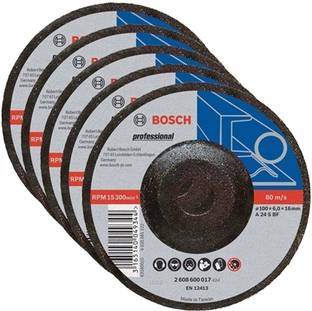 BOSCH 4" GRINDING WHEEL 4" DC WHEELS Pack of 5 Metal Cutter