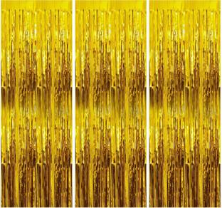 DKND VENTURES Gold Foil curtain