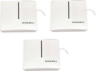 Tool Point Gayatri Mantra Door Bell Battery Operated UDB-07 DC, Pack of 3 Wired Door Chime