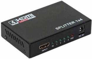 hybite HDMI Splitter 1 Input 4 Output, UHD 2K 4K Support, Full HD 1080P, 1,4 version Media Streaming Device