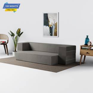 Sleepyhead 3 Seater Double Foam Fold Out Sofa Cum Bed