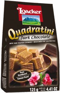 LOACKER Quadratini Dark Chocolate - Italy Wafers