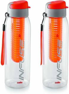 cello Infuse Plastic Water Bottle 800 ml Plastic Shaker