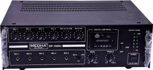 MEDHA D.J. PLUS Professional 160 Watt P.A. Amplifier With Digital Media Player 160 W AV Power Amplifier