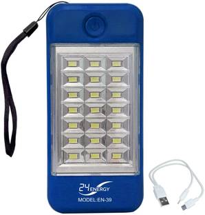 24 ENERGY 21 Hi-Bright LED Light Cum Power Bank Rechargeable 5 hrs Lantern Emergency Light