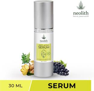 NEOLITH Sunscreen - SPF 50 Anti Acne serum - Ginger root , Grape fruit and Resin extract || 94% Organic || No Parabens, Silicon and Mineral oil