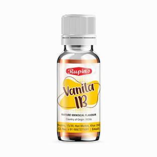 RUPINS VANILLA IB FLAVOR ESSENCE, 30 ML, PACK OF 4 Vanilla Liquid Food Essence