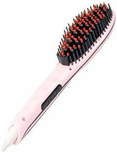 CeeJay Hair Electric Comb Brush 3 in 1 Ceramic Fast Hair Straightener Hair Straightener Brush