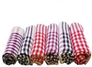 Yuvein Enterprises Kitchen Towels Set Of 6 Multicolor Napkins Multicolor Cloth Napkins