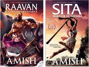 Raavan: Enemy Of Aryavarta (Ram Chandra Series - Book 3) + Sita: Warrior Of Mithila (Ram Chandra Series - Book 2) ( Paperback Set Of 2 Books)